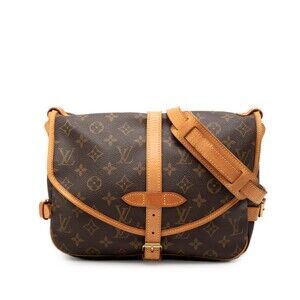 Louis Vuitton Saumur Handbag Canvas 30 #260299L11B